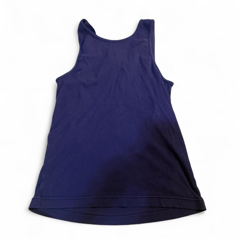 Purple Polo Ralph Lauren Ribbed Tank Top - Picture 4 of 5